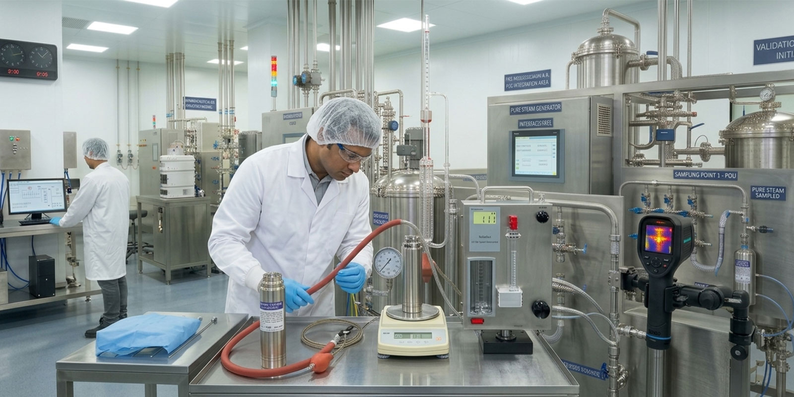 Pure Steam Quality Testing,Compressed Air &Gases Testing in Pharma